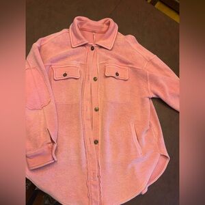 Free People ruby jacket, pink size small